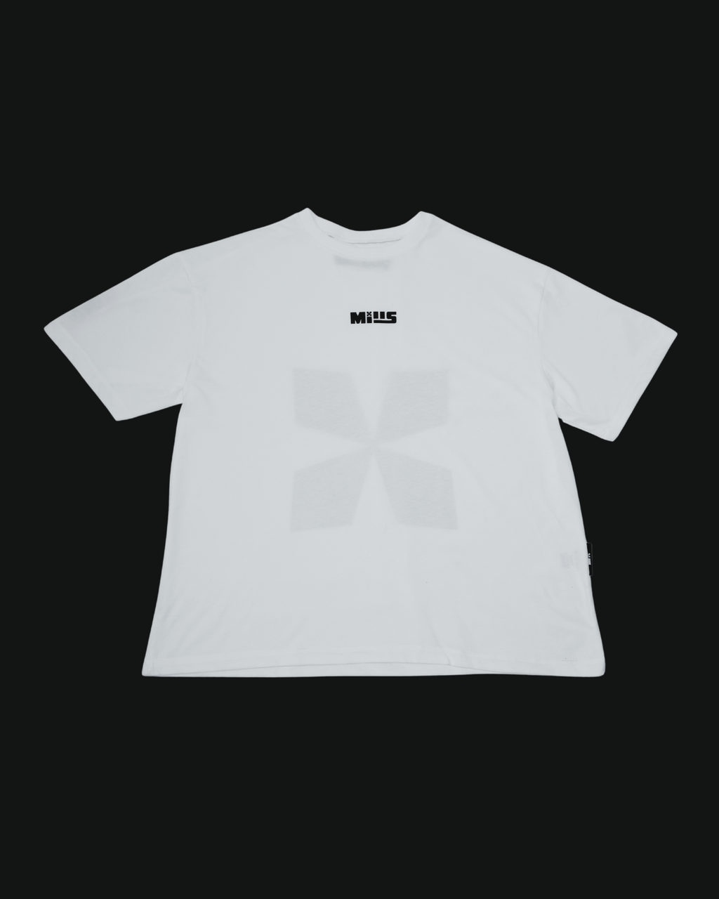 CAMISETA BÁSICA BLANCA BOXY FIT - MILLS
