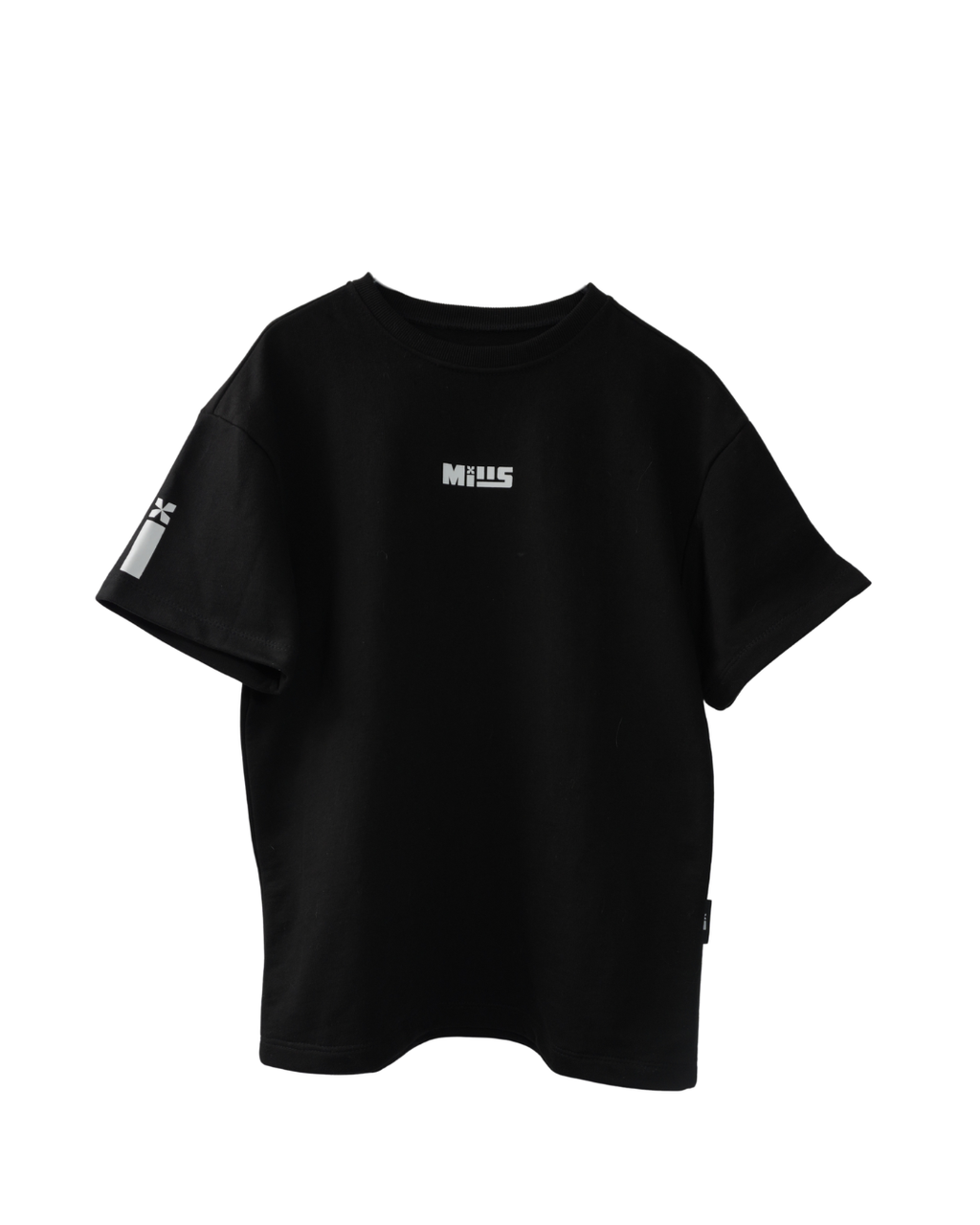 CAMISETA NEGRA OVERSIZE MOTUS PER VENTUM