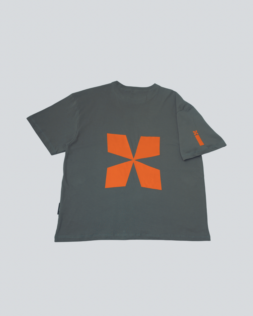 CAMISETA BÁSICA GRIS BOXY FIT - MILLS